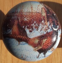 CERAMIC CABINET KNOB PHEASANT PHEASANTS 