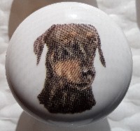 cabinet knob doberman pincer