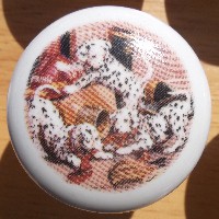 cabinet knob dalmation