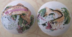 cabinet knobs with game fish avaiable at mariansceramics.com